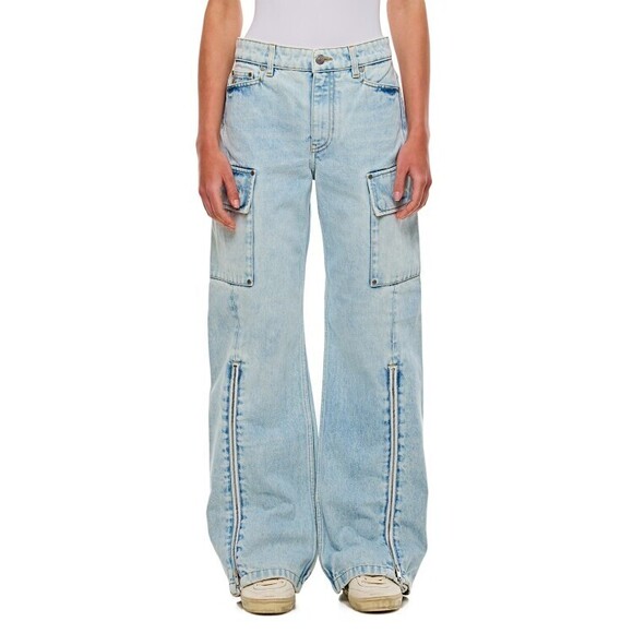 Stella Mccartney Front Zip Cargo Denim - NWT
